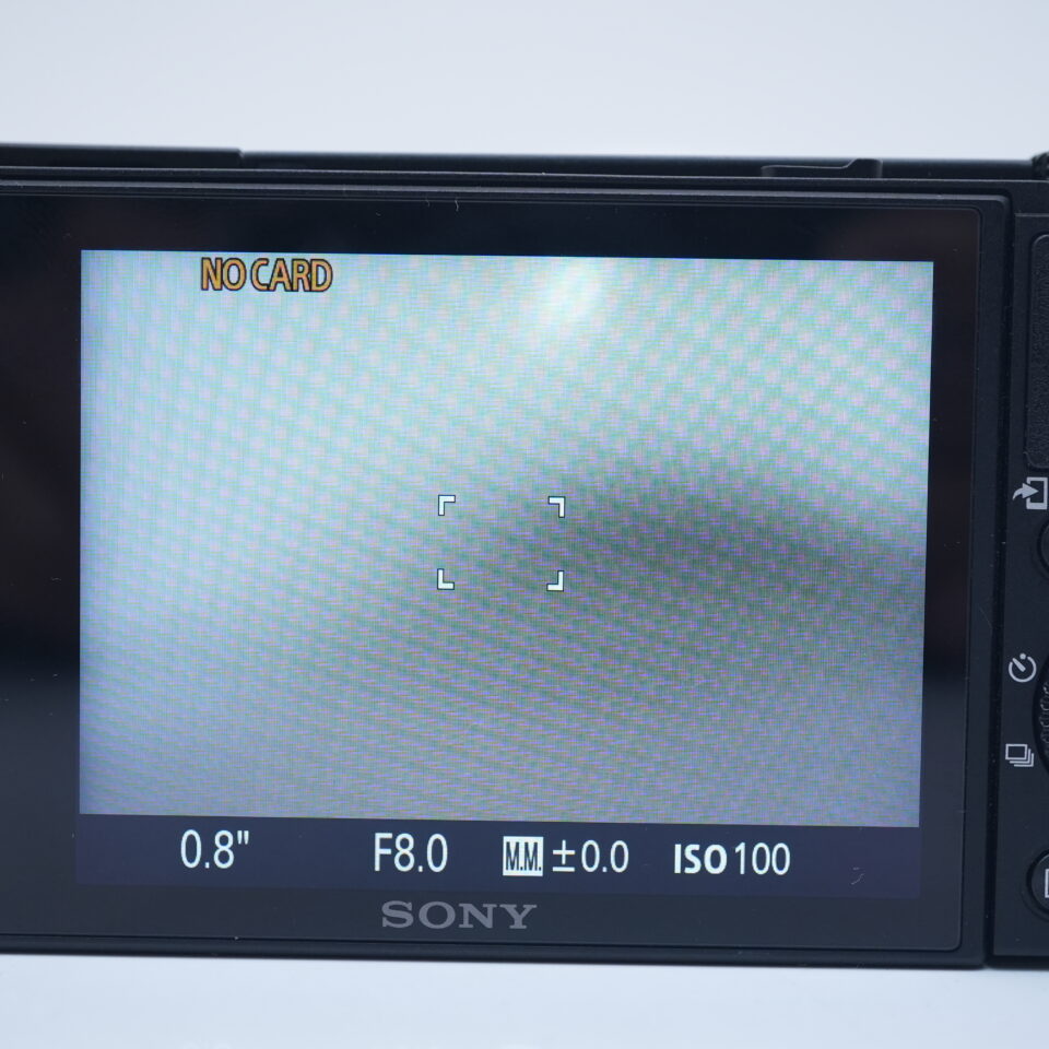 RX100M7のフォーカスエリア「中央」
